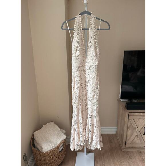 NEW NWT Maria Lucia Hohan Midori Lace Midi Dress size 6 - Picture 3 of 7